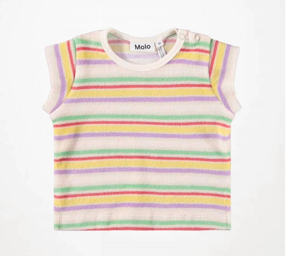 NEW MOLO baby girls elisabeth top in pastels stripe